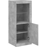  Komoda s LED svjetlima siva boja betona 41x37x100 cm | shoptok.hr