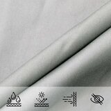 vidaXL Senčno jadro svetlo sivo 5x7x7 m 100 % poliester oxford | Shoptok.si