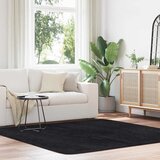  Čupavi tepih s visokim vlaknima NAVARRA crni 200x200 cm | shoptok.hr