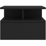  Viseći noćni ormarić crni 40 x 31 x 27 cm konstruirano drvo - Crna 1 | shoptok.hr