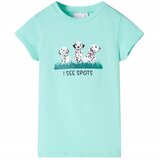 vidaXL Dječja majica svijetla boja mente 140 | shoptok.hr