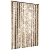  Zastor protiv muha tamnosmeđi i bež 118 x 220 cm od šenila | shoptok.hr