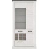 Premium Living Vitrina Montreal, Bela, Barva Pinije Cene