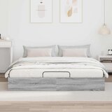  Ottomanska postelja Siva Sonoma 193 x 120 x 25 cm Iverna plošča, (5000141951) | Shoptok.si