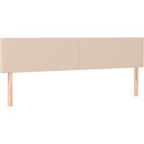  Box spring postelja z vzmetnico kapučino 180x200cm umetno usnje, (20893020) | Shoptok.si