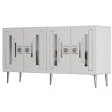 Hanah home komoda seduna white silver | ePonuda.com