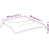  Jastuci za stolice 2 kom plavi 40 x 40 x 7 cm od tkanine Oxford | shoptok.hr