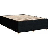  Krevet s oprugama i madracem crni 140 x 190 cm od tkanine | shoptok.hr