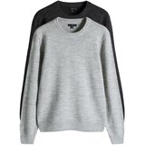 The Set Pulover svijetlosiva / crna | shoptok.hr