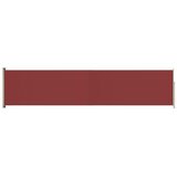Maison Chic Zložljiva stranska tenda - Senčniki za teraso 140x600 cm rdeča, (22039744) | Shoptok.si
