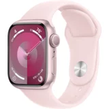 Apple Watch Series 9 45mm (GPS) Aluminium Case Pink with Sport Band Light Roze