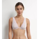 DIM ROMANCE UNDERWIRE FOULARD BRA - Women's Lace Bra with Underwire - Pink Cene