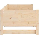  Izvlečna dnevna postelja trdna borovina 2x(90x190) cm, (20606028) | Shoptok.si