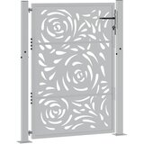  Vrtna vrata 100x125 cm Otporni čelik Dizajn plamena | shoptok.hr