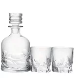 RCR 3-delni set za viski DaVinci Skultura, kristalno steklo