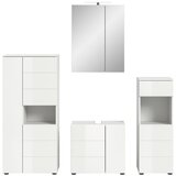 MID.YOU kopalnica vira, bela, osvetlitev, 4-Delna | Shoptok.si