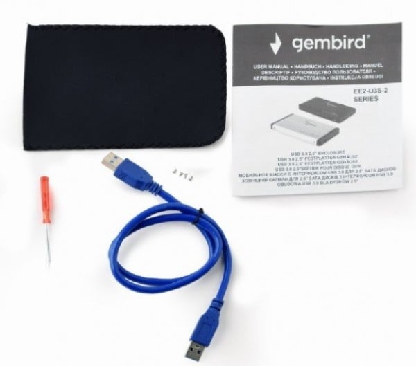 Gembird EE2-U3S-2-S 2.5 " USB 3.0 Aluminium/Silver, ohišje za disk, (5000129317) Cene