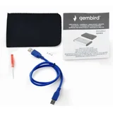 EE2-U3S-2-S USB 3.0 Externo kuciste za 2.5 SATA hard diskove srebrni
