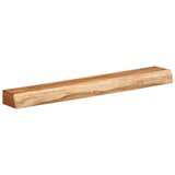 vidaXL Zidne police 2 kom 100x17x8 cm od masivnog bagremovog drva | shoptok.hr