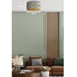  duolla - stropna svetiljka duo 1xE27/15W/230V, prečnik 40 cm, zelena/zlatna | Eponuda.com