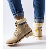 Gemre Beige Insulated Hiking Boots Montalbino | shoptok.hr