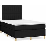  Krevet box spring s madracem crni 120 x 190 cm od tkanine | shoptok.hr