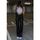 Madmext Mad Girls Black Leather Pants | shoptok.hr