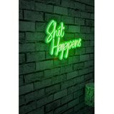 Wallity Dekorativna plastična LED rasveta Shit Happens Green Cene