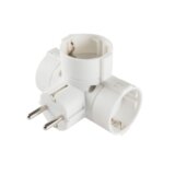 Home Strujni razdjeljnik, 3 x schuko utičnice, T oblik - TPF-36 | shoptok.hr