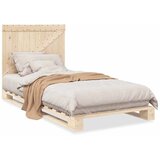  Okvir kreveta s uzglavljem 100 x 200 cm od masivne borovine | shoptok.hr