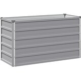  Povišeni vrtni krevet Siva 100 x 40 x 55 cm | shoptok.hr