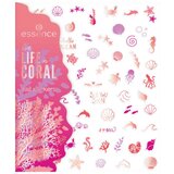 Essence samolepilne nalepke za nohte - Live Life In Coral Nail Stickers - 01 It's A Reef Of Happiness! u