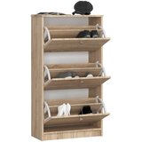 AKORD Omarica Za Čevlje, 3 Preklopna Vrata, Hrast Sonoma, (5000332871) | Shoptok.si