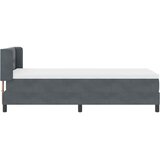  s opruga kutije Tamno siva 200 x 90 cm Baršun | shoptok.hr