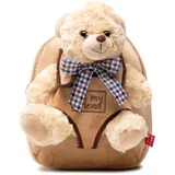 Dječji ruksak s plišanim medvjedićem Bear Belly, 26 cm