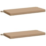  Jastučići za klupe - 2 dijela SOEST 2 kom. 100% poliester - Pijesak 80 x 40 x 5 cm Melange | shoptok.hr