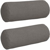 vidaXL Blazine 2 pcs Svetlo siva Ø 15 x 40 cm Žametna tkanina, (5000111711) | Shoptok.si