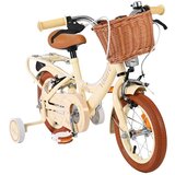 Volare dječji bicikl Ashley 12″ krem boje, s dvije ručne kočnice | shoptok.hr