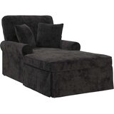 vidaXL Ležaljka s suknjom s jastukom Crna 157 x 91 x 91 cm ARES - Crna Cijene