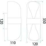 Toolight Zidni svijećnjak APP1502-1W | shoptok.hr