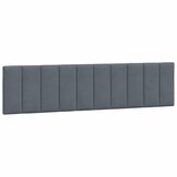  Jastuk za uzglavlje Hanko tamnosivi 193 cm baršunasti - Tamno siva 193 cm 1 | shoptok.hr