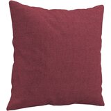  Dvosjed s ukrasnim jastucima boja vina 120 cm od tkanine | shoptok.hr