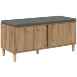  Haldna klop z blazino z vrati Umetni hrast 100 x 38 x 46 cm, (5000155671) | Shoptok.si