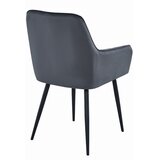  SOLDEN stolica - tamno sivi baršun / crne noge x 1 | shoptok.hr