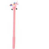 Unicorn Ballpoint Pen Black Cap Refill Mix White Pink 0.5mm | Shoptok.si