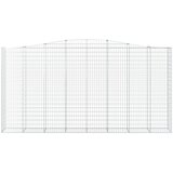  Lučne gabionske košare 4 kom 400x50x200/220cm pocinčano željezo | shoptok.hr