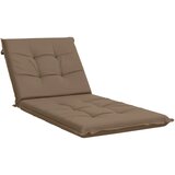  Jastučić za ležaljku GEMERT 100% poliester Sivosmeđa - Sivosmeđa 190 x 80 x 9 cm Melange | shoptok.hr