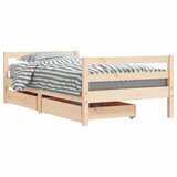 The Living Store Otroški posteljni okvir s predali 80x160 cm trdna borovina - Otroški Posteljni Okvir, (21625144) | Shoptok.si