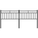  Metalno uzglavlje crno 193 cm | shoptok.hr