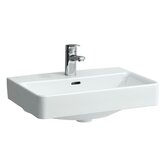 Laufen 8.1895.8.000.104.1 pro s white umivaonik (lavabo) 55x38x9,5 konzolni sa rupom za bateriju i prelivom Cene